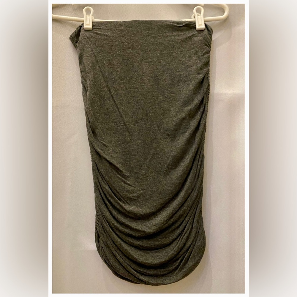 Max Studio, strapless top, charcoal grey, size small